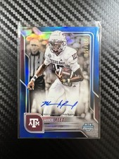 Marcel Reed 2025 Bowman Chrome U True Blue Autograph /150 🔥