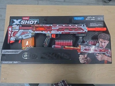 XShot Skins Pro Series 1 Long Shot (40 Darts) Outdoor Blaster By Zuru  Age 14 +