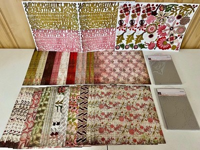 Basic Grey Infuse Collection 39 Sheets 12''x12'',  Alpha Stickers, Die Cuts - READ