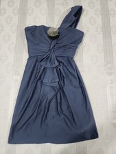 Langhem Hannah Navy Dress Size 10 Formal Evening Bridesmaid Maxi Gown Blue