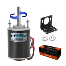 High Torque DC Motor 12 V/24 V Permanent Magnet Motor Mini DC Motor DIY Gener...