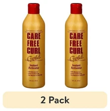 SoftSheen Carson Care Free Curl Gold Curl Instant Activator, 8 oz (2 Bottles)