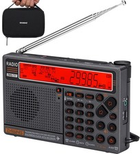 ZHIWHIS Shortwave Radio with APP Control and Antenna Port, AIR AM FM SW black