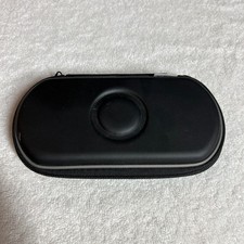 PSP Carrying Case Hard Shell Zip Black Hori 1000 2000 3000 HORI