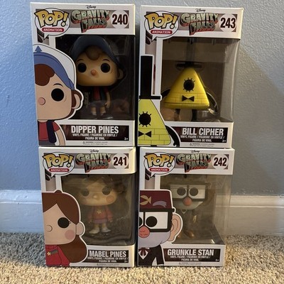 Funko Pop! Gravity Falls Vinyl Figures Set Dipper Mabel Stan Bill