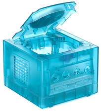 NEW Replacement Translucent ICE BLUE Shell Housing for GameCube Console 001 101