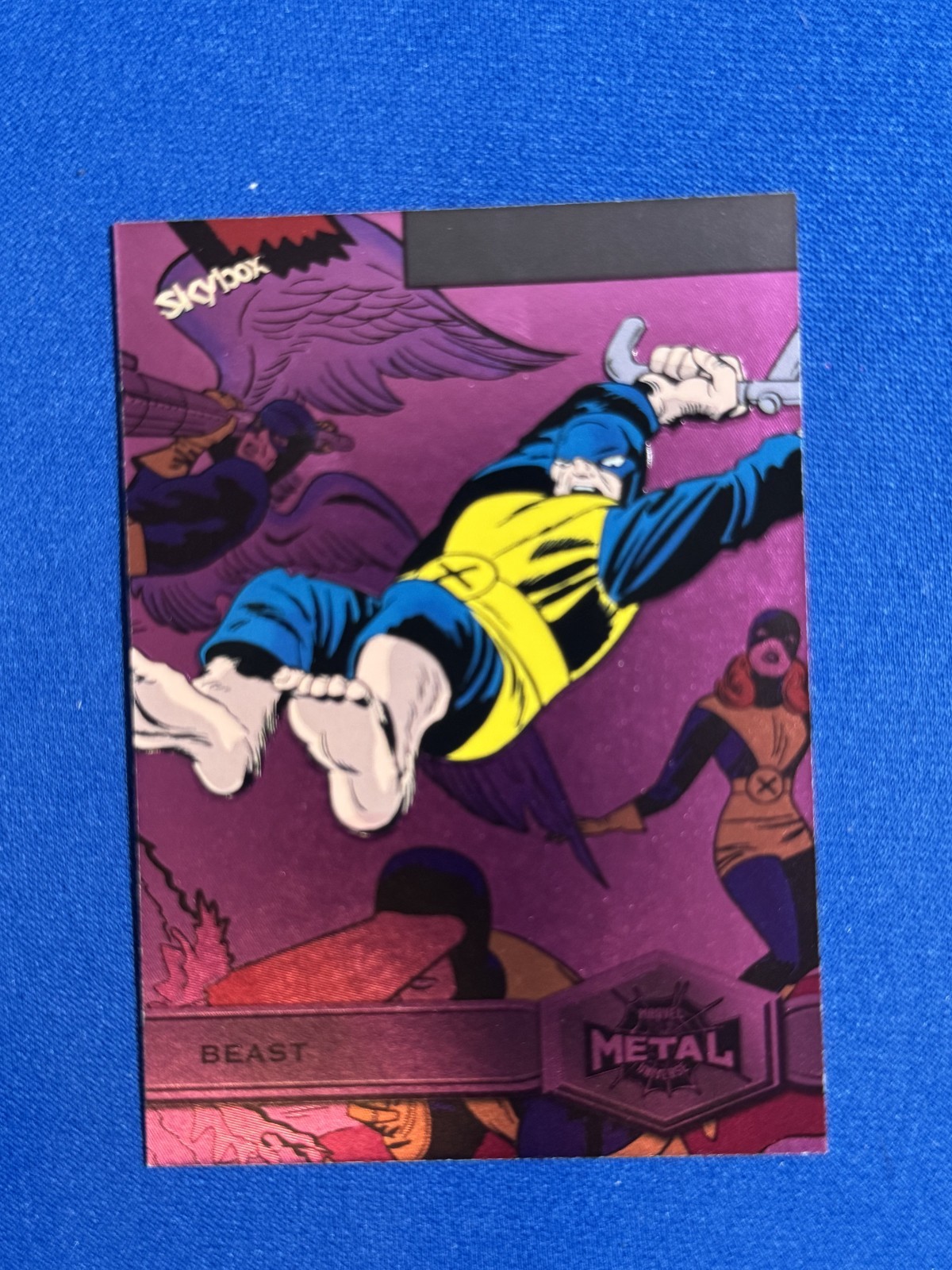 BEAST 2022 UPPER DECK MARVEL METAL UNIVERSE SPIDER-MAN PINK #/75 #107