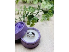 925 Sterling Silver Blue Spinel Ring Size 6.5