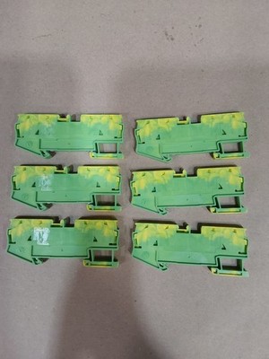 PHOENIX ST 4-QUATTRO PE Feed-through Terminal  Lot Of 6