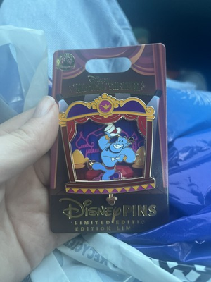 #ad 2026 Disney Parks Magical Theater Aladdin Genie LE 4500 Pin IN HAND $45.00