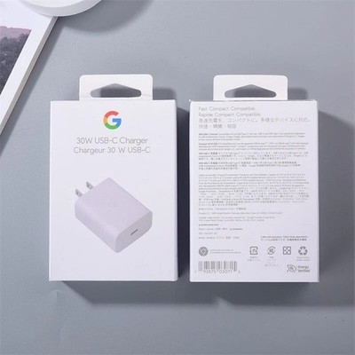 USA - Google 30W Fast Wall Charger/Type-C to C Compatible Google Pixel 6/7/8/9