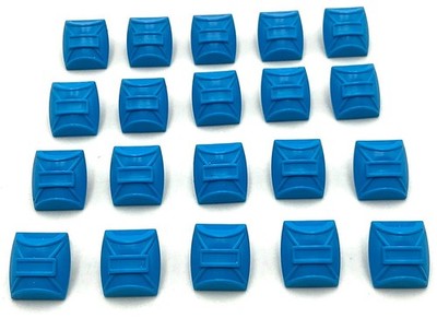 Lego 20 New Dark Azure Minifigure Backpacks Thin Parachute Container Parts