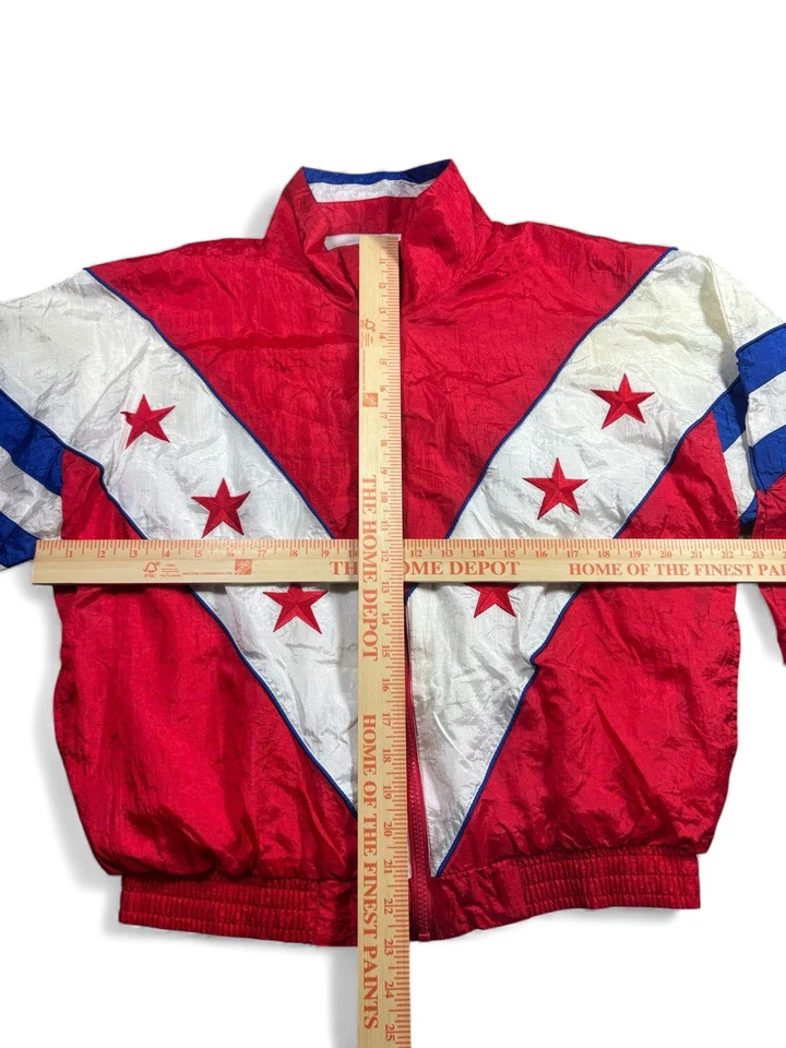 НОВЫЙ!! с бирками ВИНТАЖНЫЙ She'll Shock США 90-х куртка размер средний трек костюм Топ - Изображение 3 из 4