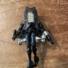 Vintage Mego Micronauts Galactic Defender, Black, Incomplete