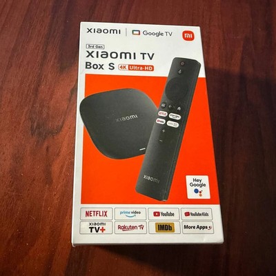 Xiaomi TV Box S 3rd Gen Google TV 4K Ultra-HD - New Open Box
