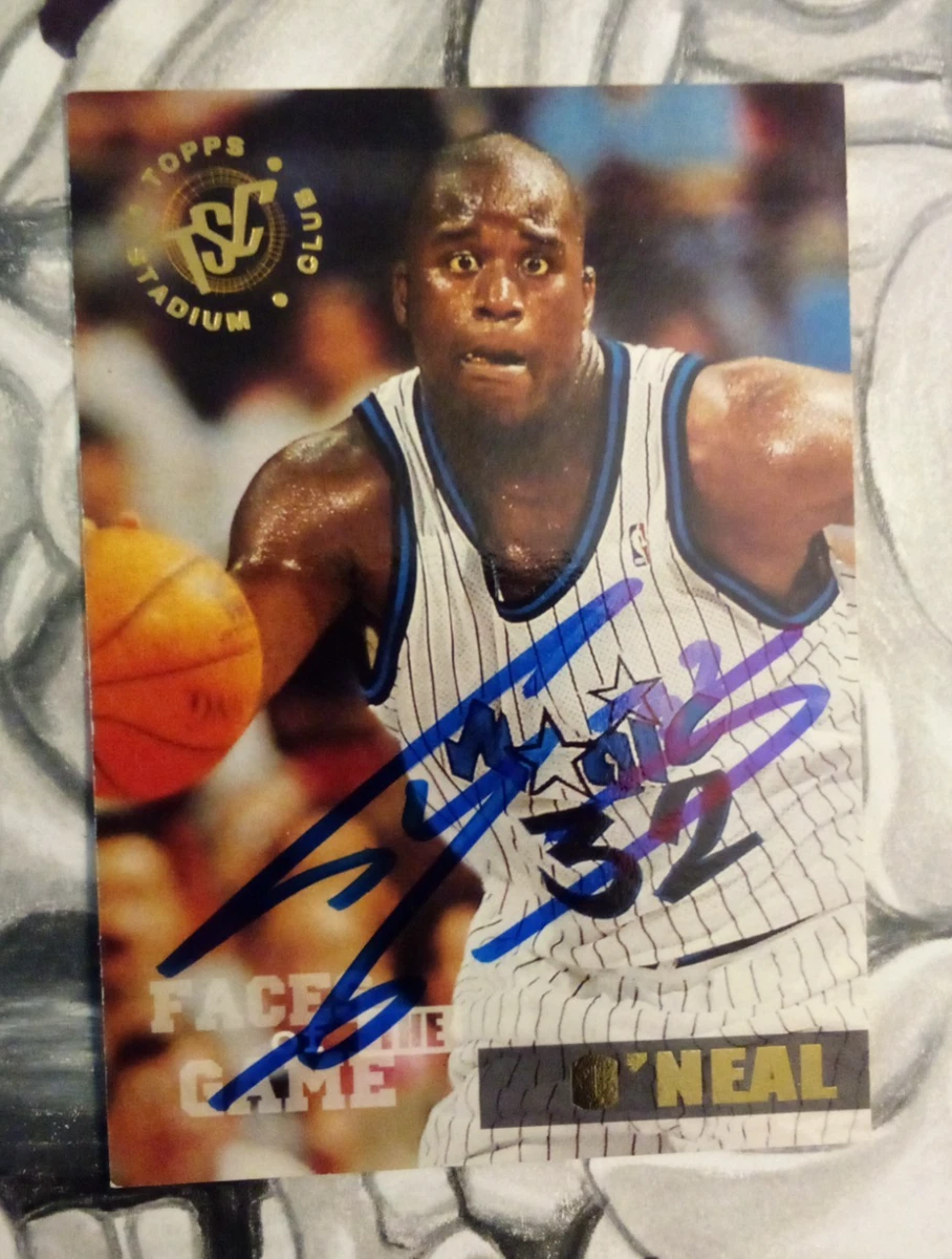 Shaquille O'Neal Basketball Trading Cards Autographed Sports 1994