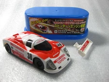 DENSO TOYOTA 90C-V #38 1990 LM JSPC Spin Turn Pull Back Car NIB SUNTORY BOSS
