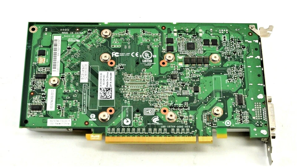 NVIDIA Quadro FX1800  GDDR3 PCI-E x16 Video Card, 2 Display Ports, 1 DVI - Image 3 of 3