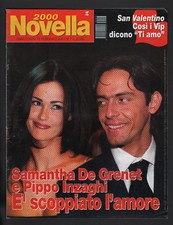 NOVELLA 2000 7/2001 INZAGHI DE GRENET TARICONE MADONNA NAOMI CAMPBELL PRAVO