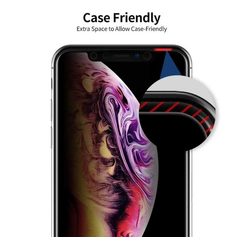 Privacy Tempered Glass Screen Protector with Camera Lens For iPhone 16 15 14 11 - Picture 7 of 14