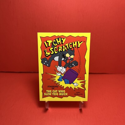 1994 SkyBox Bongo Comics Simpsons Itchy & Scratchy The Cat Who Slew Too I11 VG 