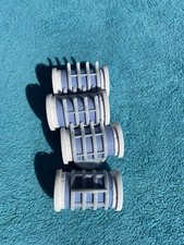 4 Remington Jumbo Hot Rollers Curlers W Clips Velvet Flocked Replacements H1047
