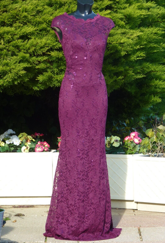 Jessica Wright Eliora Sequin Maxi Dress Size 12 Evening Wedding Cruise Ball PROM - Picture 2 of 14