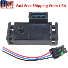 For GM 4 BAR 4BAR MAP Manifold Pressure Sensor TURBO BOOST W/ Wire Plug Pigtail