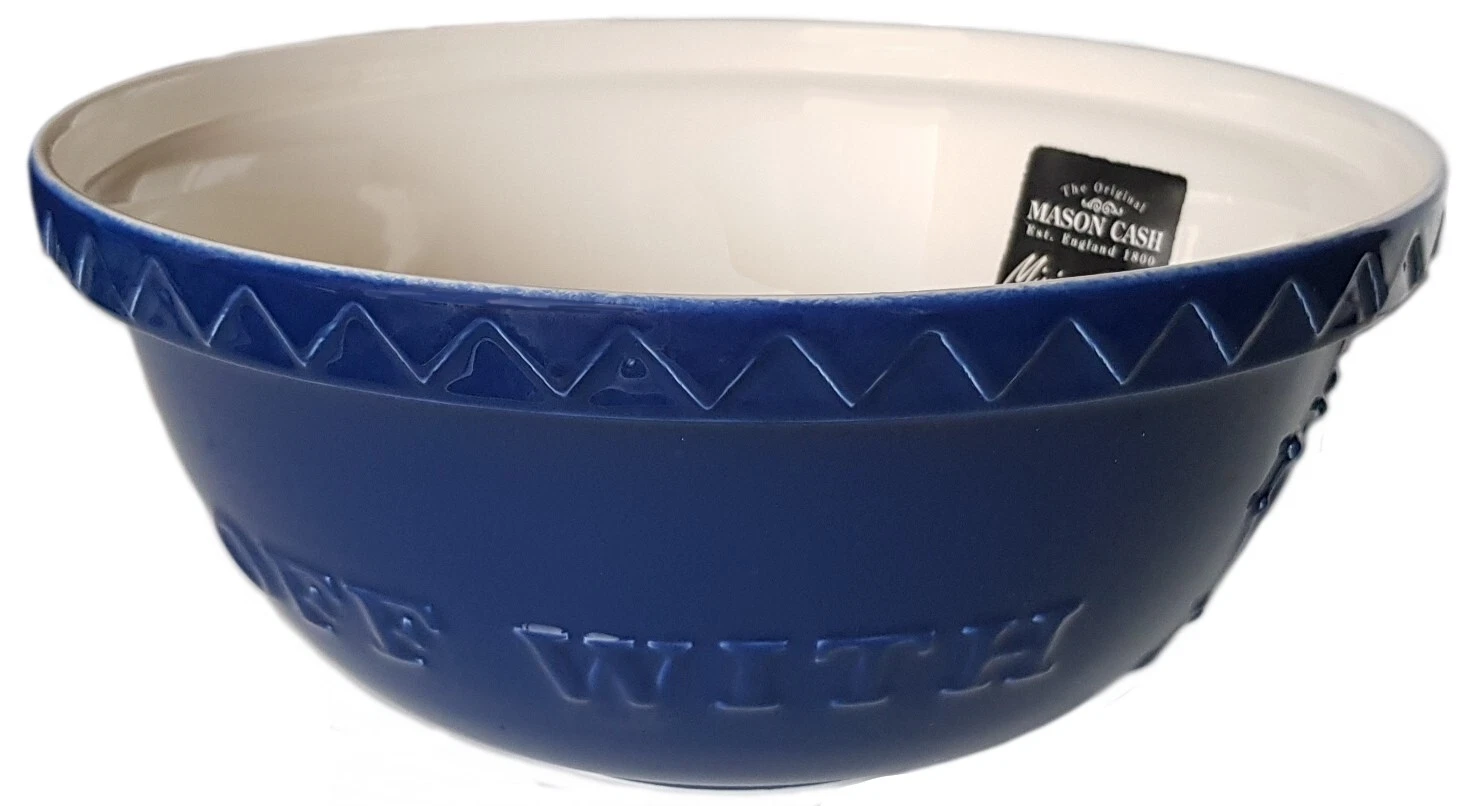 29cm 4.5ltr MASON CASH Off With Her Bread MIXING BOWL Glazed Ceramic Earthenware
Opens in a new wind