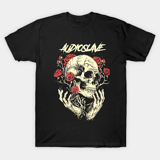 Trend AUDIOSLAVE Band Black Cotton Full Size To 5XL Shirt Unisex TT681