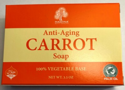 CARROT SOAP w/ANTI-AGING - MADINA