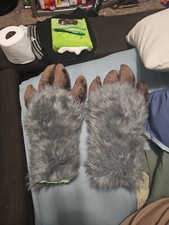 Grey Furrysuit Paws