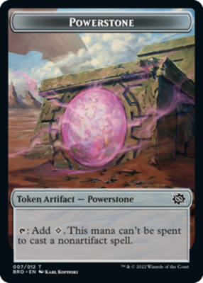 MTG Powerstone Token NM-Mint The Brothers' War