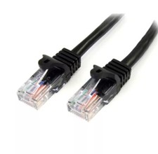 Startech.com 45PATCH3BK Cat5e Snagless UTP Patch Cable - 3ft