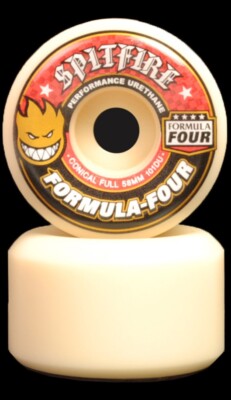 SPITFIRE F4 58mm Conical Full 101A Skateboard Wheels Formula 4 101DU 58mm Rollen