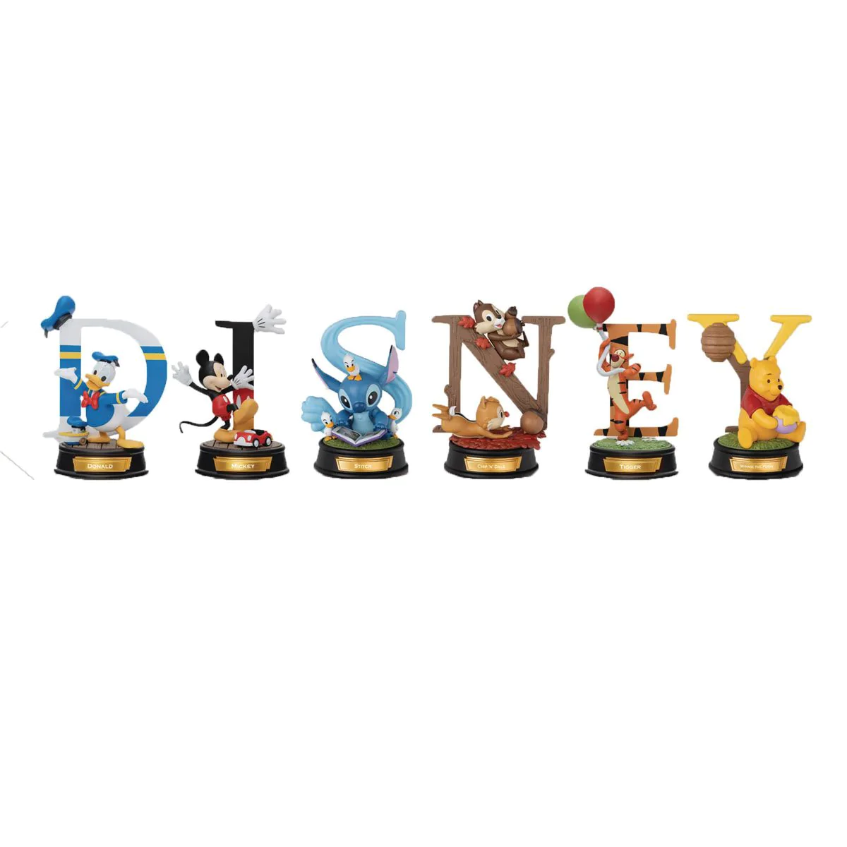 Disney 100 PIXAR ALPHABET ART 6体セット✨希少✨ Disney 100 Years of Wonder-Disney Alphabet Art Series-Blind
