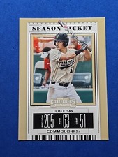 2019 JJ Bleday ROOKIE RC Panini Contenders Draft #10 Season Ticket 