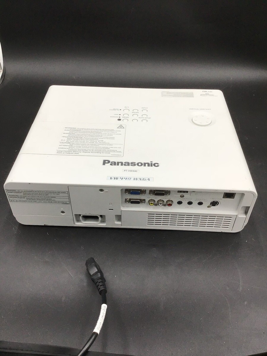 Panasonic PT-VW440 WXGA Video LCD Projector, 3744 Hours | eBay Panasonic PT-VW440 WXGA Video LCD Projector, 3744 Hours | eBay