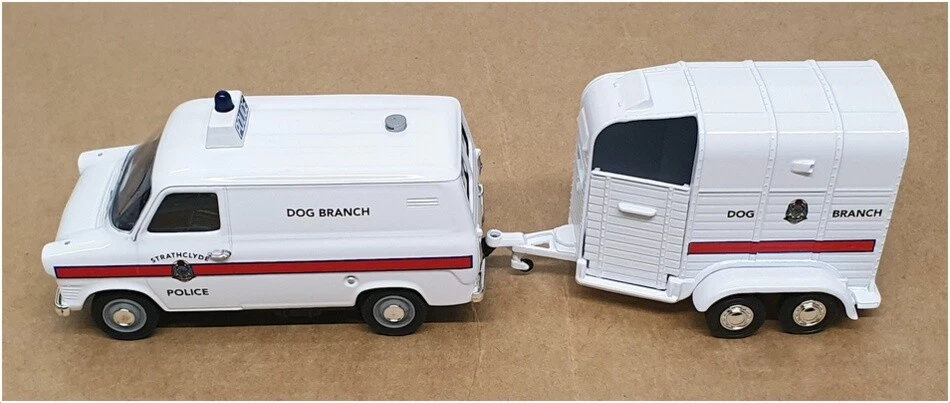 Vanguards 1/43 Scale VA06615 - Ford Transit Van & Trailer Strathclyde Police Dog - Image 3 of 4