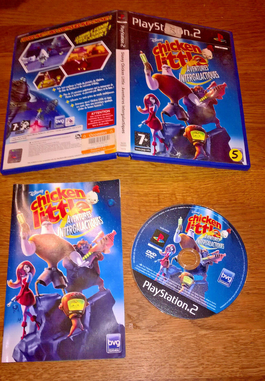  Disney - Chicken Little Aventures InterGalactiques VF 1er édition [Complet] PS2