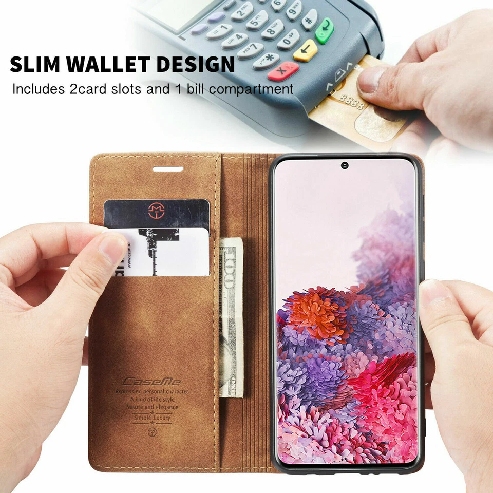 Для Samsung S23 Ultra S22 S21 S20 бумажник кожаный стоять чехол магнитные телефона - Изображение 4 из 4