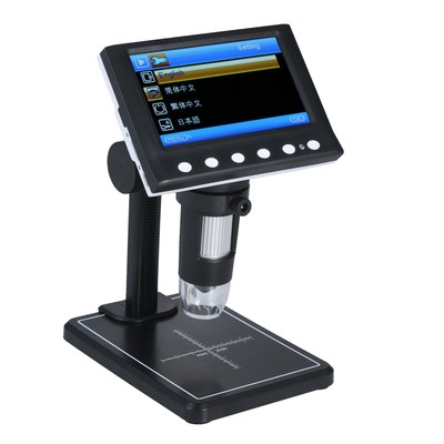Digital Microscope 4.3-inch 1000X Magnification LCD Microscope Portable A6R6