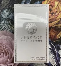 Image of Versace Pour Homme Hair & Body Shampoo Shower Gel 250ml Citrus & Floral Notes