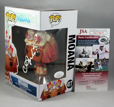 AULI'I CRAVALHO SIGNED CEREMONY MOANA DISNEY FUNKO POP VINYL