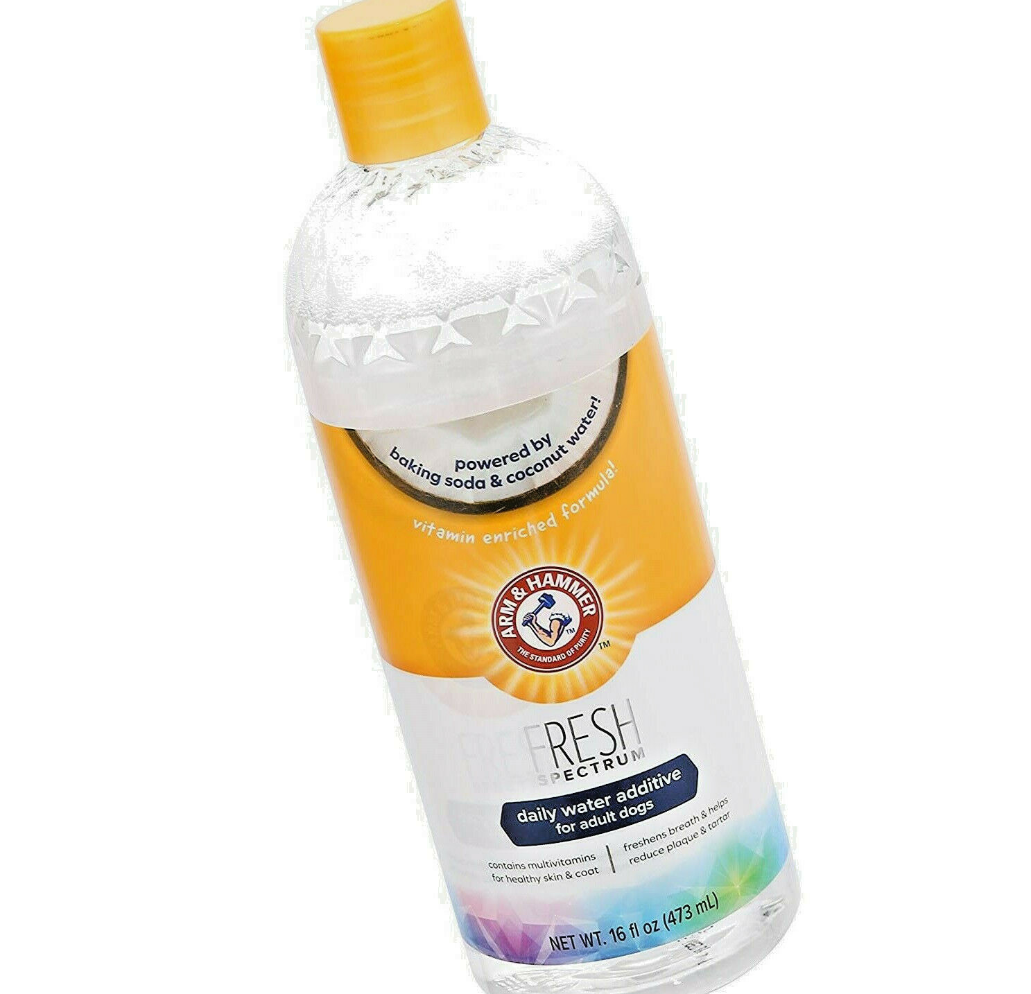 473ml FRESH COCONUT DENTAL WATER : Arm & Hammer Dog  Additive Rinse bp Oral Care