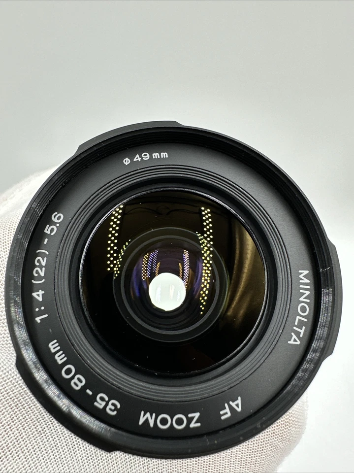 Minolta 35-80mm f4-5.6 II ZOOM Silver Lens for Minolta Maxxum & Sony CAMERAS - Image 4 of 4
