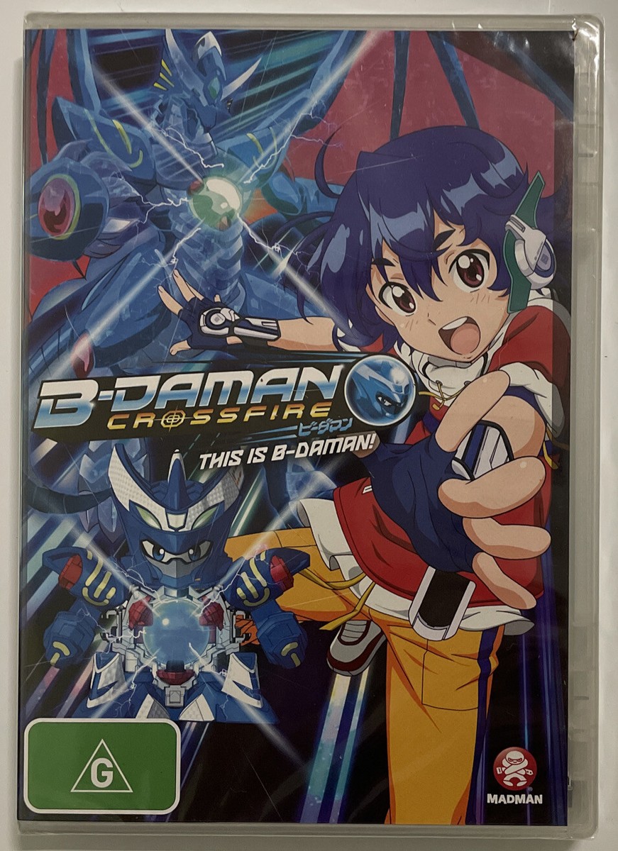 B-Daman Crossfire, Volume 1, DVD Series, Anime Cartoon Tv Show