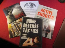 Lot of 14 DVD Personal Firearm Defense Plus Survival Books A++ Condition