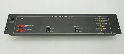 Salwico Fire Alarm C-300 Panel Assembly (kindly refer photo / lock broken)