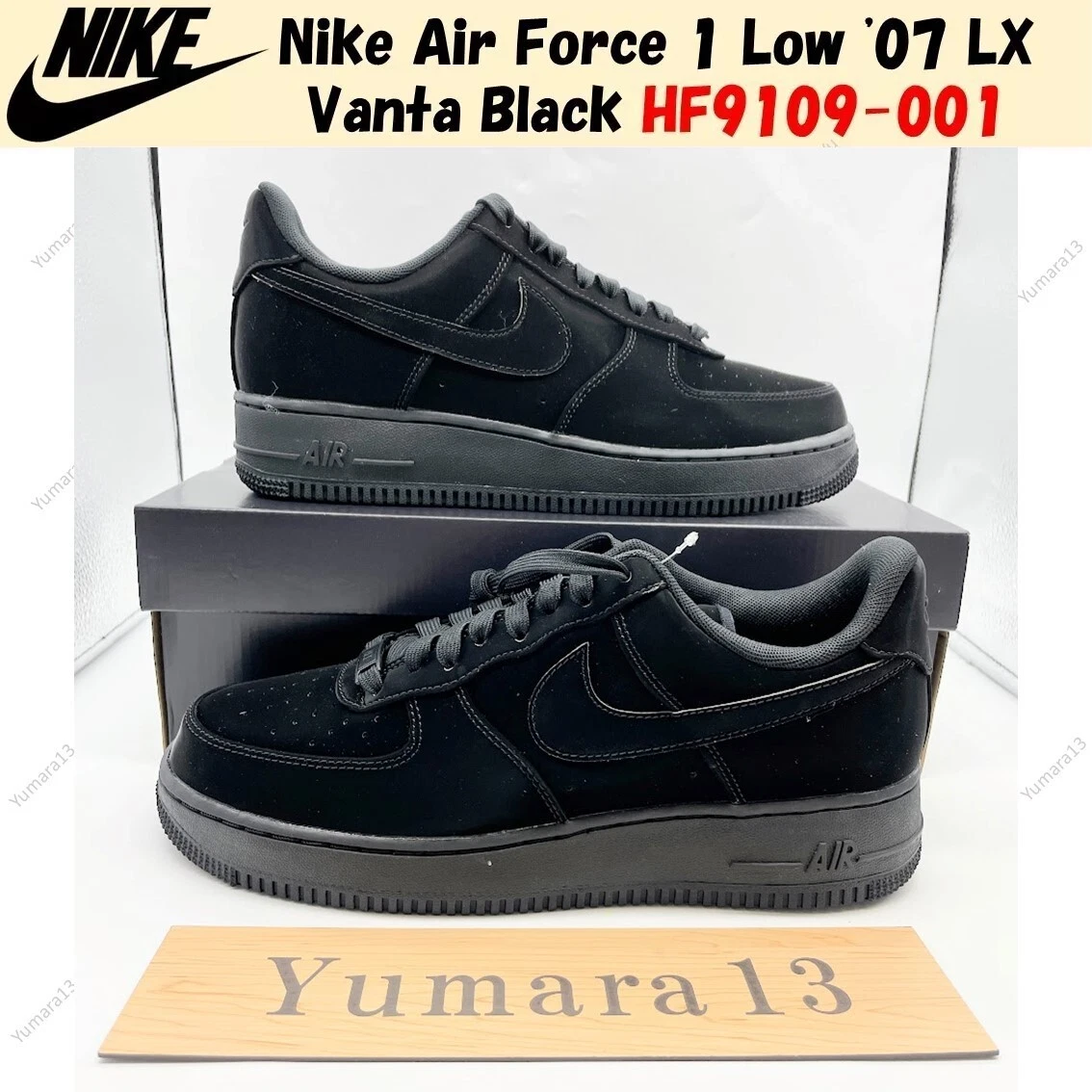Las mejores ofertas en Nike Air Force 1 LX Low Vanta Black | eBay